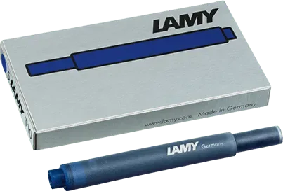 Cartucho de tinta Lamy T10 Blue Black para Plumas1