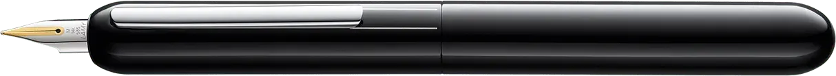 074 Pluma Dialog 3 M gold bl Pianoblack M (LA)1