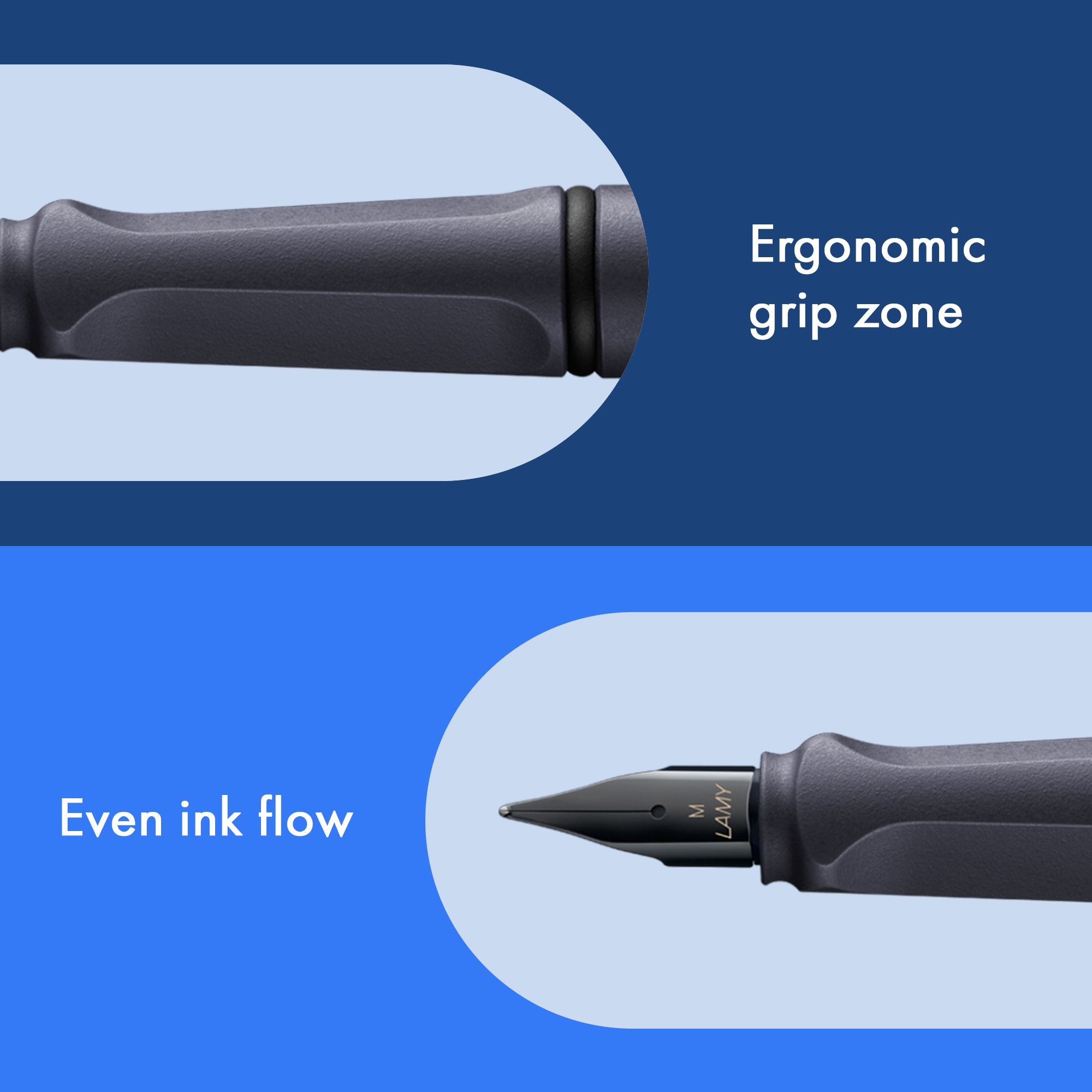 Pluma Lamy Safari Steelblack M5