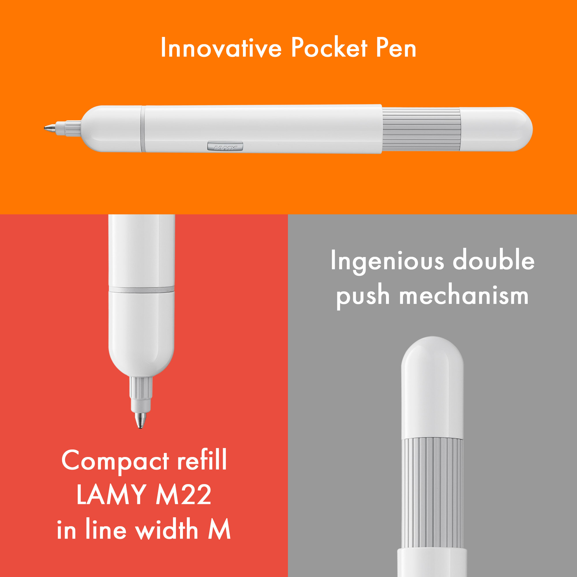 Bolígrafo Lamy Pico White9