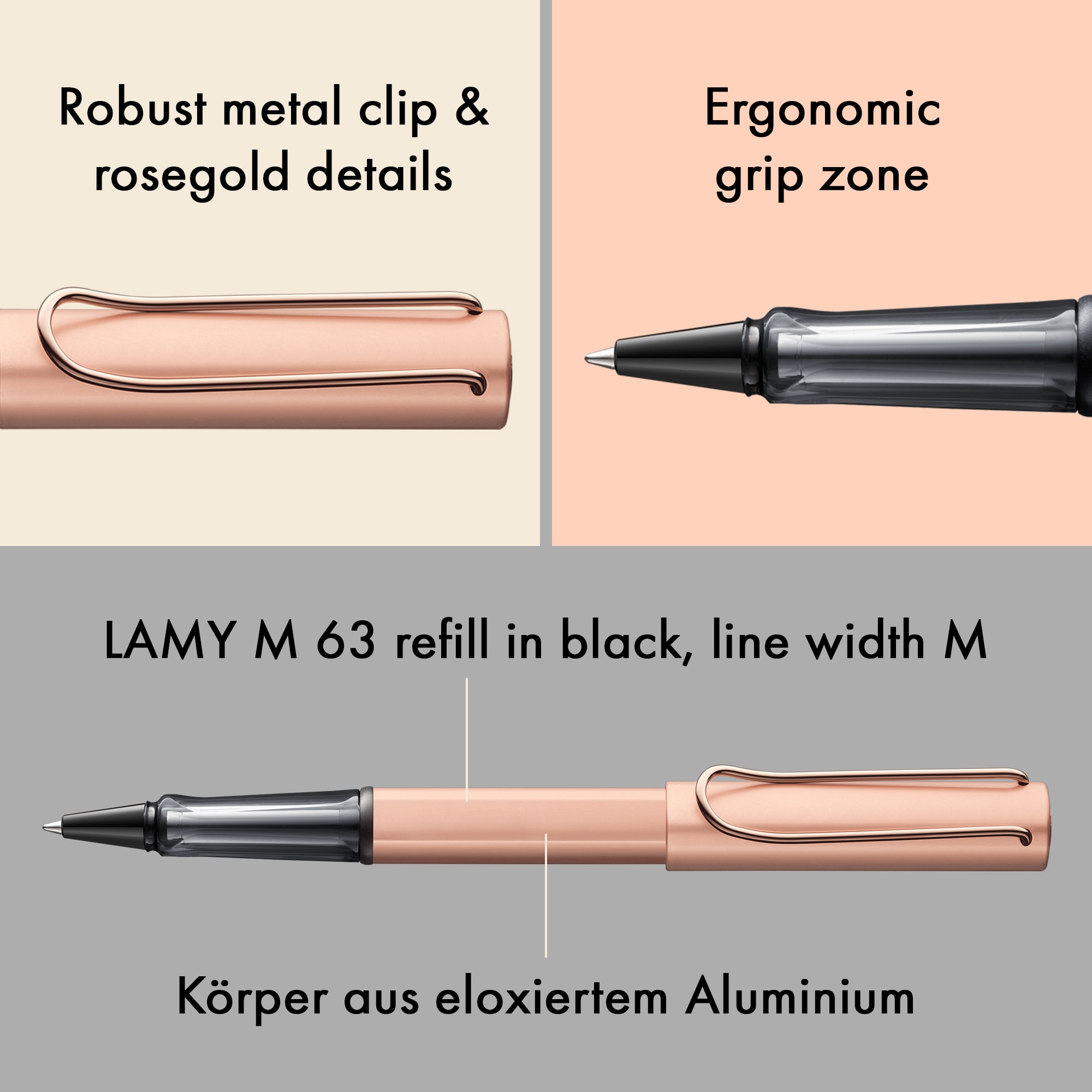 Rollerballs Lamy Lx Rose Gold8