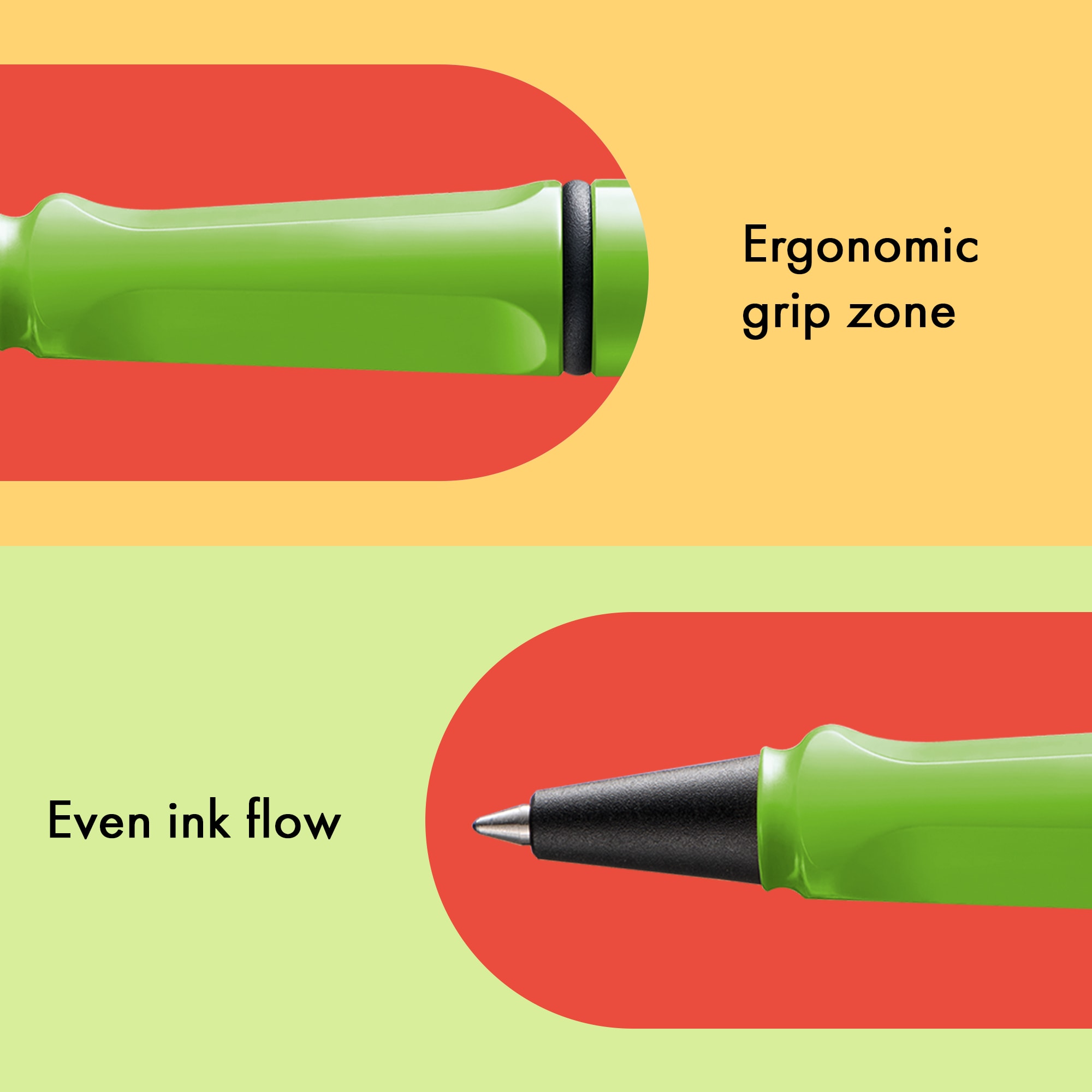 Rollerballs Lamy Safari Green8