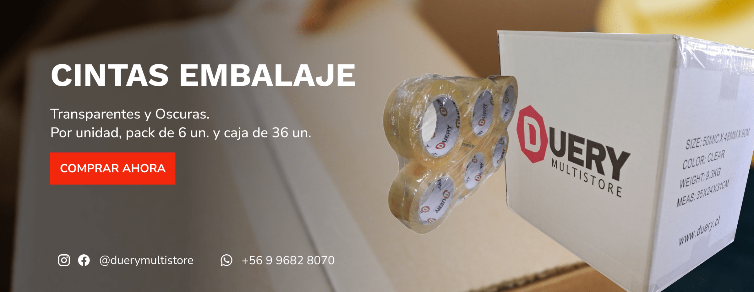 Cintas embalaje Duery Multistore