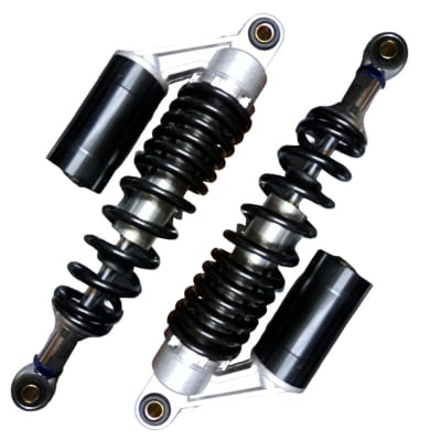 Amortiguador Trasero 350mm LT-38cm R8 DI-10mm Negro Par1