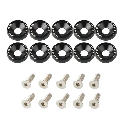 Kit Sujetadores Arandelas De Aluminio M6x20 Negro1