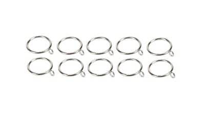 Set 10 Argollas Para Cortina Plateado DI 22mm1