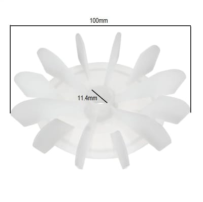 Aspa Ventilador Bomba de Agua 100mm Eje 11.4mm1