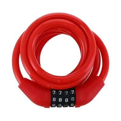 Candado Clave de 4 Digitos Rojo1