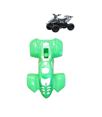 Carcasa Plástica ATV 110cc B2 Verde s/Pisaderas1
