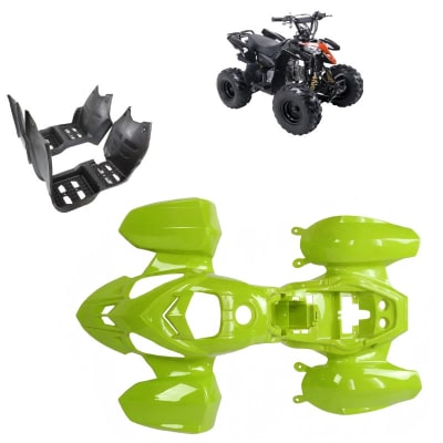 Carcasa Plástica Raptor ATV 110cc Verde1