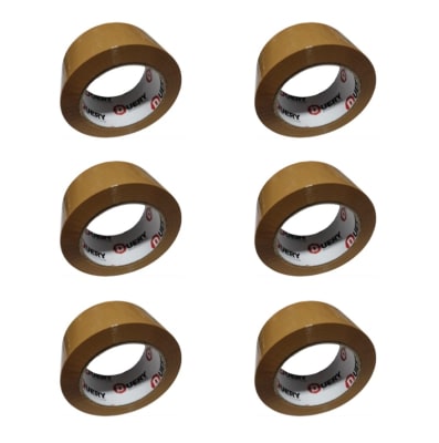 Cinta Embalaje Extra Fuerte 50mic Marrón 6 Unid1