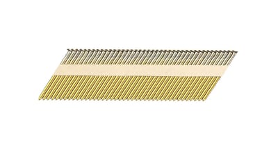 Barra de 40 Clavos Cabeza D para Madera M2,8x60mm Zinc Amarillo1