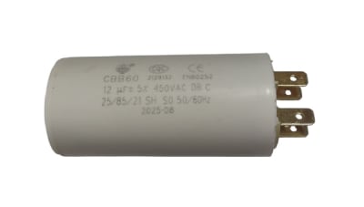 Condensador Cilíndrico CBB60 12uF 450VAC 50/60Hz1
