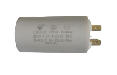 Condensador Cilíndrico CBB 60 20uF 450VAC 50/60Hz1