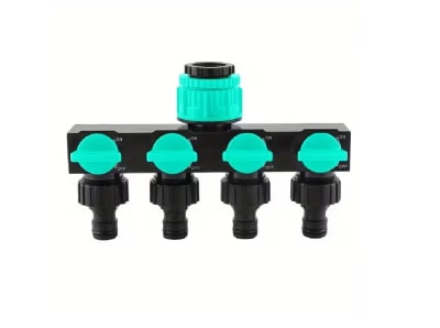 Conector Adaptador Riego Jardín Divisor Manguera 4 Vías1