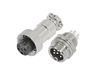 Conector Aviación GX-12 6P Macho y Hembra1
