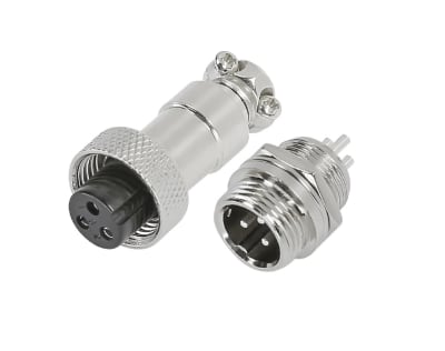 Conector Aviación GX-12 3P Macho y Hembra1
