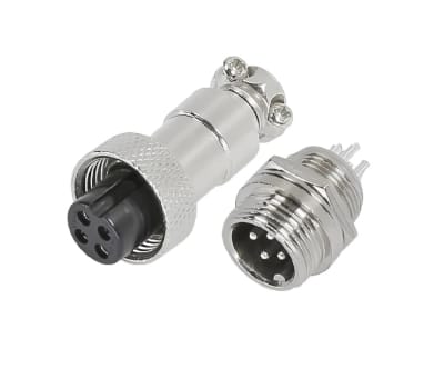 Conector Aviación GX-20 4P Macho y Hembra1