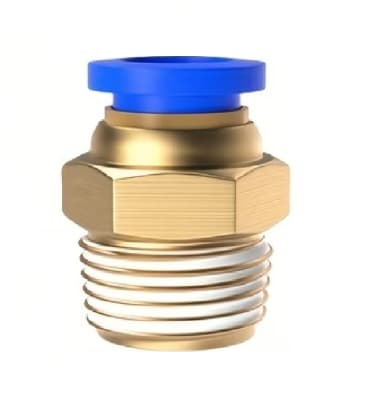 Conector Fittings Manguera Aire 4mm a 1/2