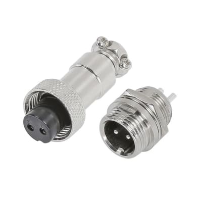 Conector Aviación GX-12 2P Macho y Hembra1