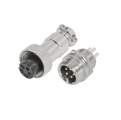 Conector Aviación GX-20 5P Macho y Hembra1