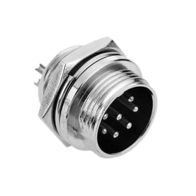 Conector Aviacion GX-12 7P Macho1
