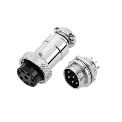 Conector Aviación GX-16 8P Macho y Hembra1