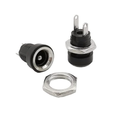 Conector Hembra Montaje en Panel Fuente Alimentación CC x 2 Unid.1