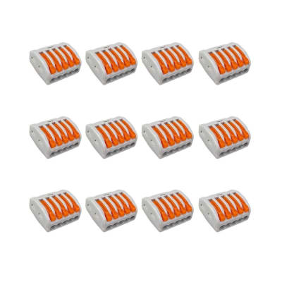 Conector De Cable 5 Pines PCT 215 Gris 12 Unid.1
