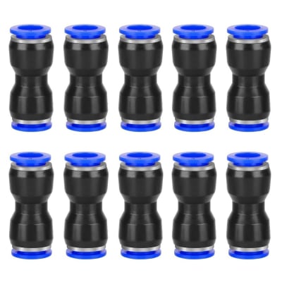 10 Conectores Neumáticos Conexión Rápida PU-101