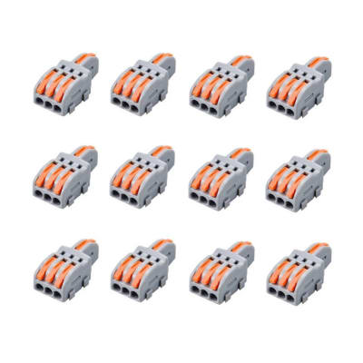 Conector De Cable SPL 1 en 3 Gris 12 Unid.1