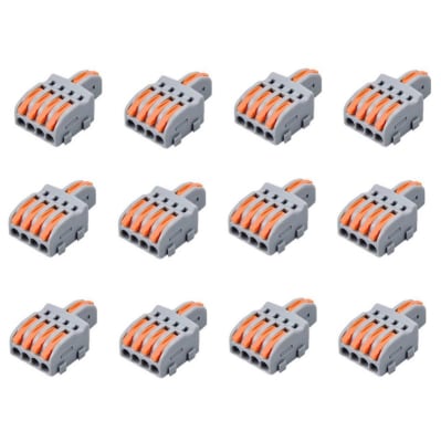 Conector De Cable Spl 1 En 4 Gris 12 Unid.1