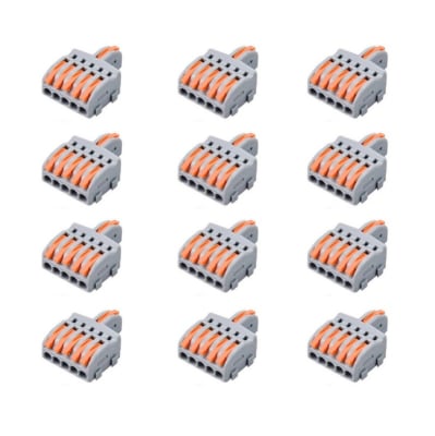 Conector De Cable SPL 1 en 5 Gris 12 Unid.1