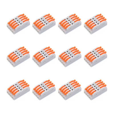 Conector de Cable SPL 4 Gris 12 Unid.1