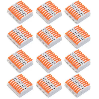 Conector de Cable SPL 8 Gris 12 Unid1