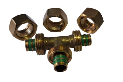 Conector T de Compresion Pex 16x16x16mm3