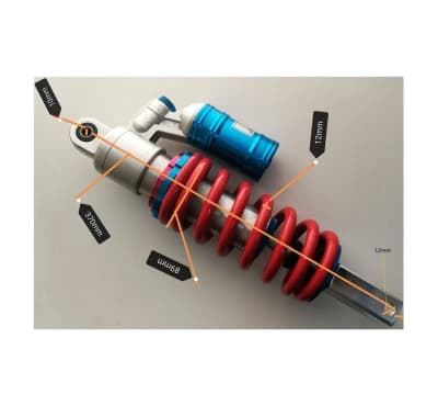 Amortiguador Trasero regulable 8,5x37cm3