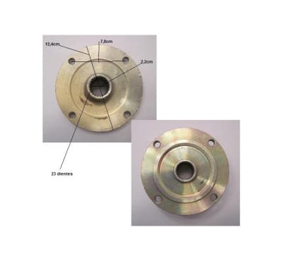 Maza 4P110mm Eje DI-22-24 DI-23 Dientes Redonda RR1