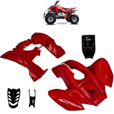 Carcasa Plástica ATV 200cc - 250cc Rojo1