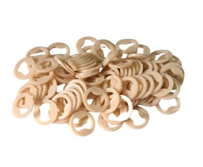 Argolla Pasador Sosten Beige x 10 Unid.7