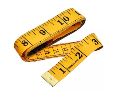 Huincha De Medir De Costura 150cm Cinta Metrica Amarillo5