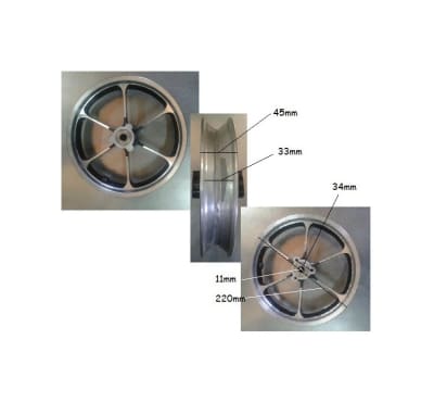 Llanta 12D mini dirt 12 1/2 x 2.50/2.751