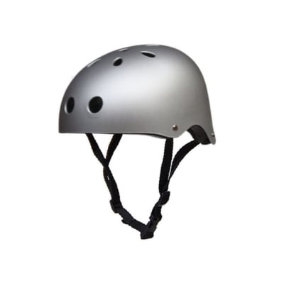 Casco Bicicleta L Plateado2