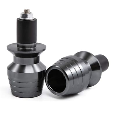 Tope Extremo Manillar Manubrio Grafito Par1