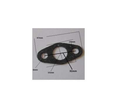 Empaquetadura 2P32mm carburador PZ-15 Motor Bici 49cc 2T1