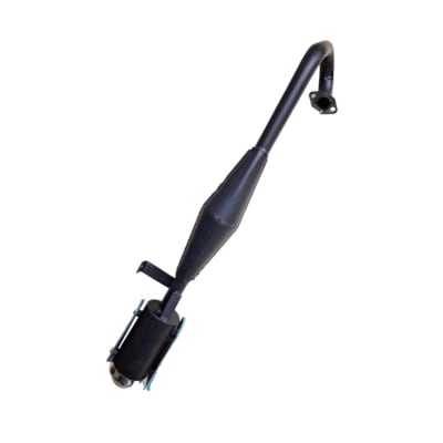 Tubo Escape Motor 49cc 2T Negro3
