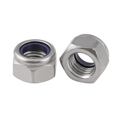 Tuerca Hexagonal c/Seguridad Zinc 10mm Paso 1.251