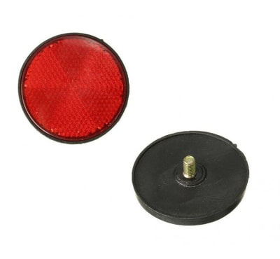 Reflectante Redondo 60mm Rojo2