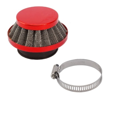 Filtro Aire DI-42mm Aluminio Rojo3