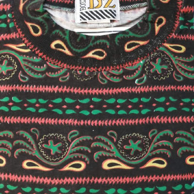Polera Estampada M/C BZ-3 T-M verde1